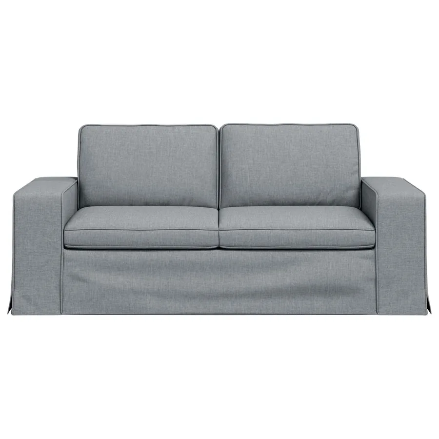 Canapé Gris clair 182 x 80 x 82 cm tissu - 4