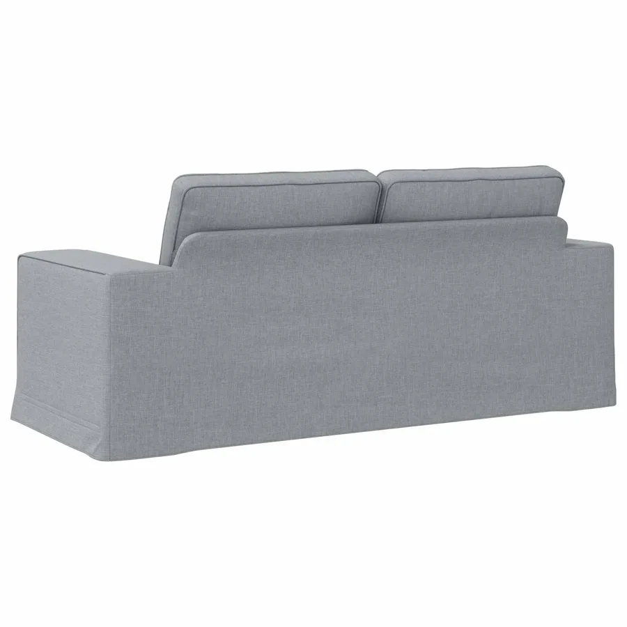 Canapé Gris clair 182 x 80 x 82 cm tissu - 6