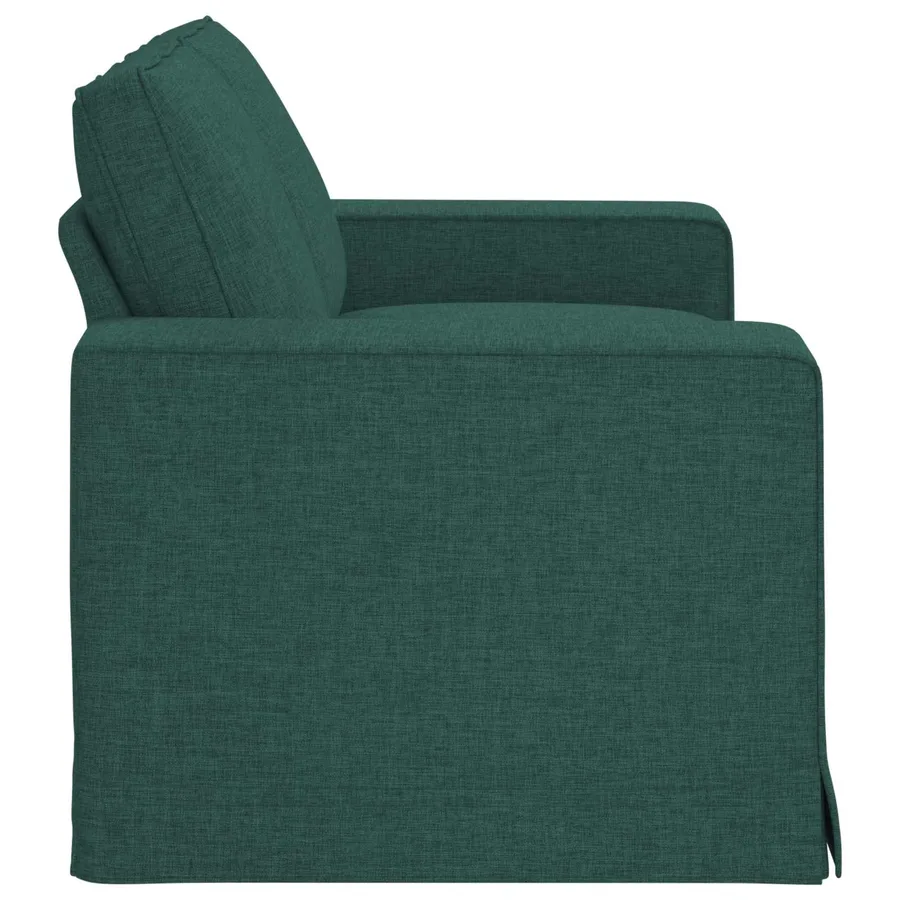 Canapé Vert foncé 162 x 80 x 82 cm tissu - 5