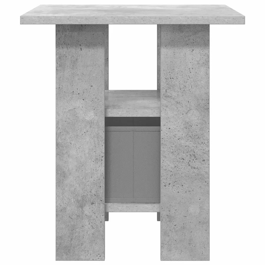 Table de chevet avec tiroir 2 pcs Gris béton 41 x 40 x 45 cm - 7