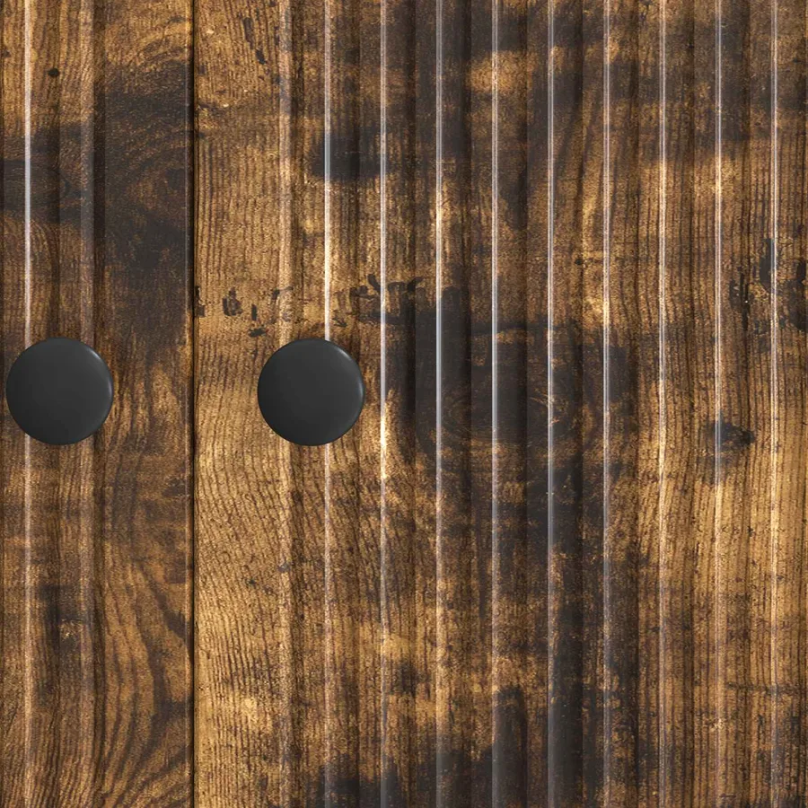Buffet Chêne fumé 66 x 34,5 x 90 cm Bois d'ingénierie - 10