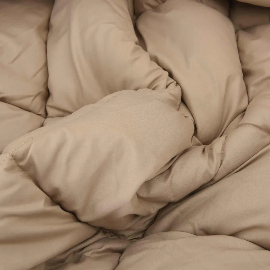 Duvet d'été simple Taupe 220 x 155 cm Microfibre - 6