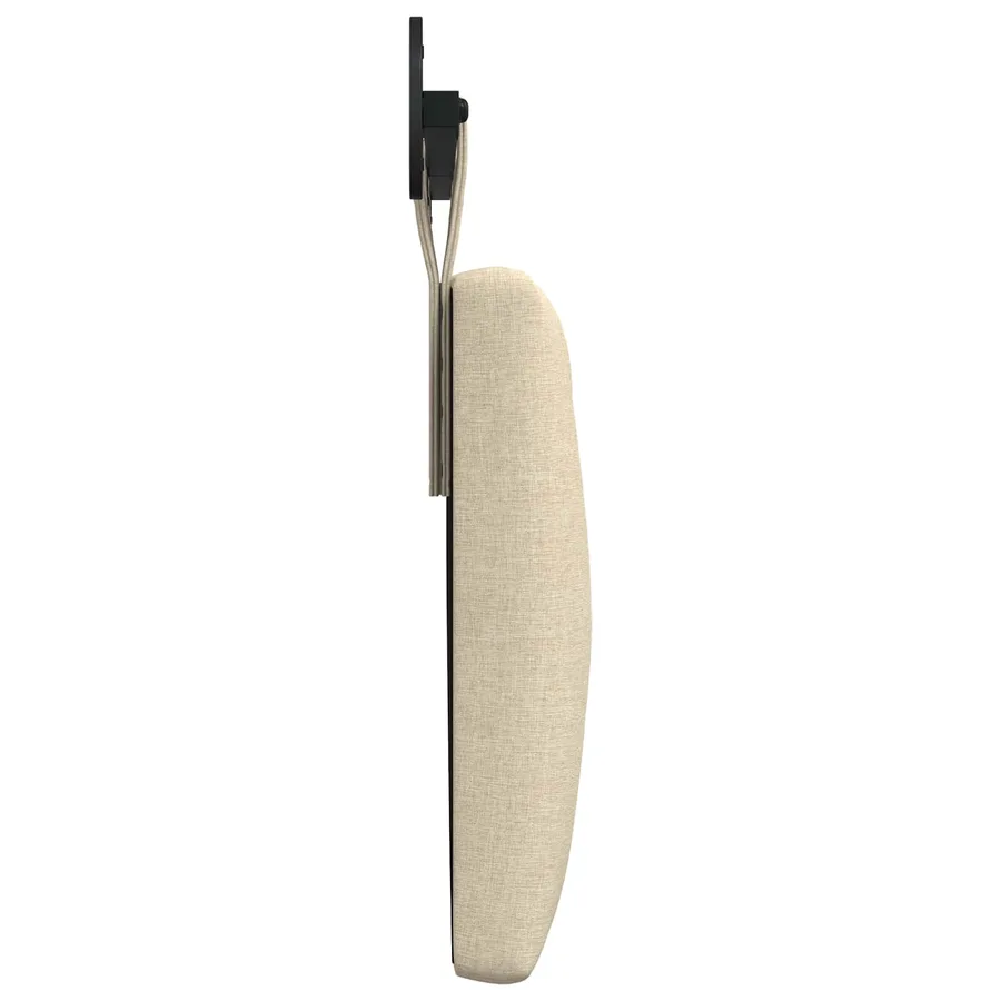 Tête de lit suspendue Crème Tissu - 6