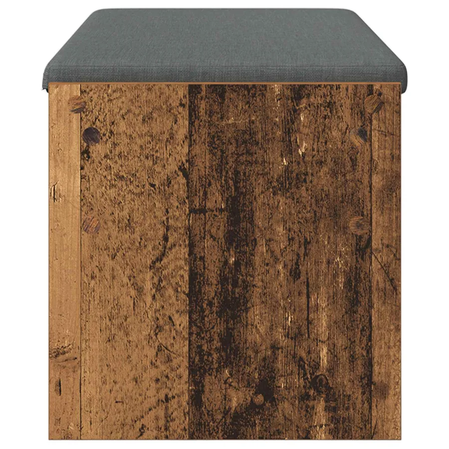 Banc d'entrée avec coussin Bois ancien 103 x 38 x 40 cm - 6