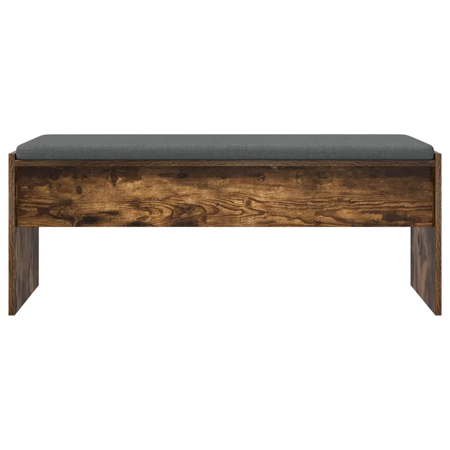 Banc d'entrée avec coussin Chêne fumé 103 x 38 x 40 cm - 5
