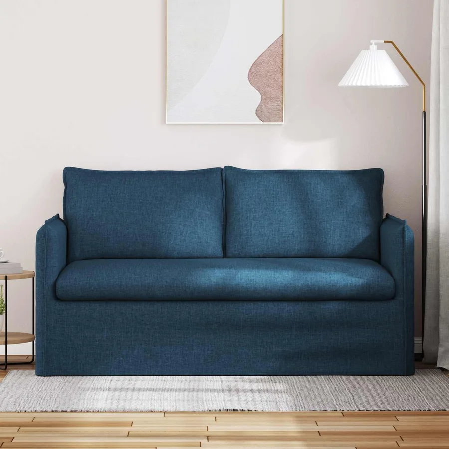 Canapé Bleu 156 x 82 x 85 cm tissu - 3