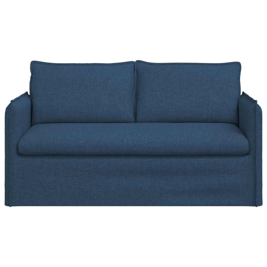 Canapé Bleu 156 x 82 x 85 cm tissu - 4