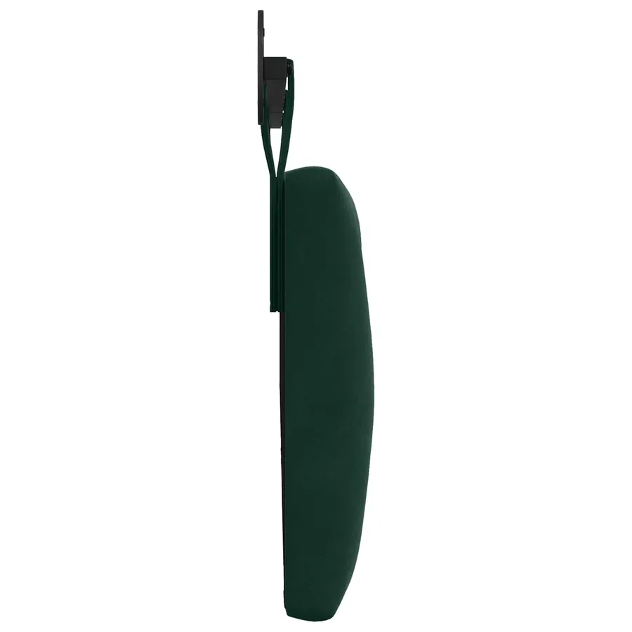 Tête de lit suspendue Avec lumière LED Vert foncé Velours - 6