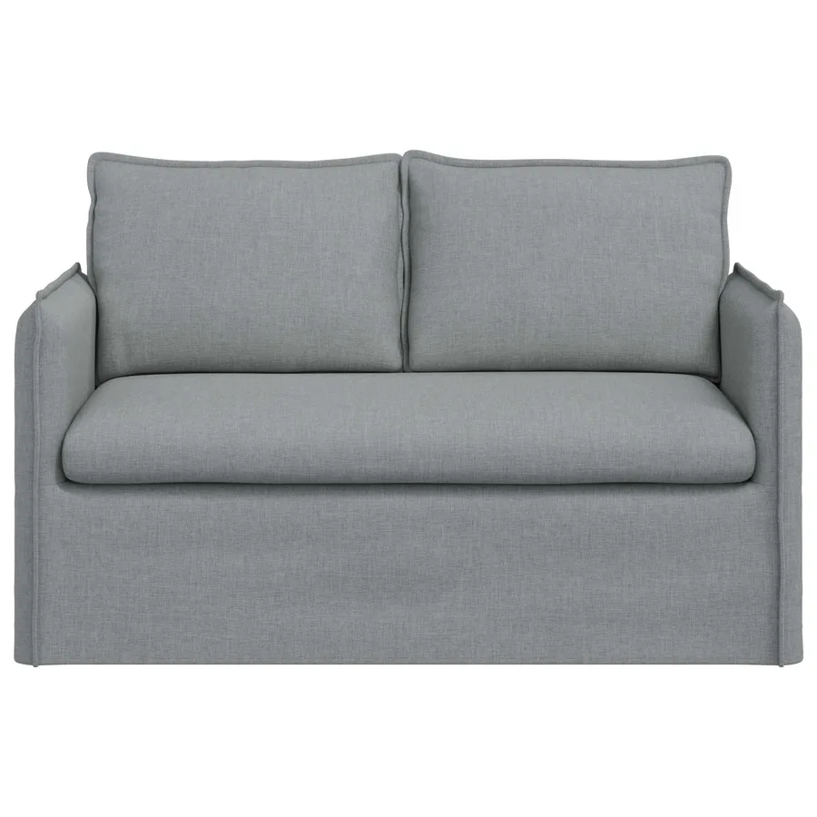 Canapé Gris clair 136 x 82 x 85 cm tissu - 4