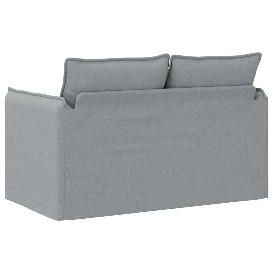 Canapé Gris clair 136 x 82 x 85 cm tissu - 6