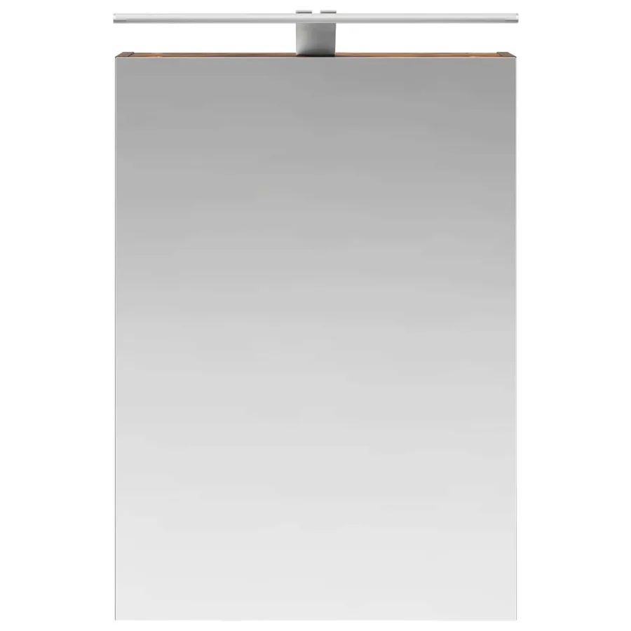 Armoire Miroir de Salle de Bain Chêne fumé 50 x 14,5 x 70 cm - 6