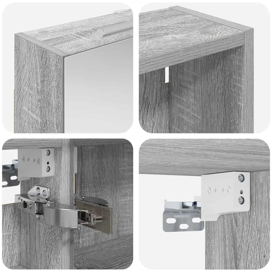 Ensemble de Meubles de Salle de Bain 3 pcs 120 x 14,5 x 70 cm - 10