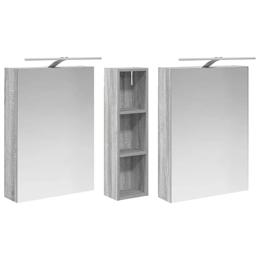 Ensemble de Meubles de Salle de Bain 3 pcs 120 x 14,5 x 70 cm - 5