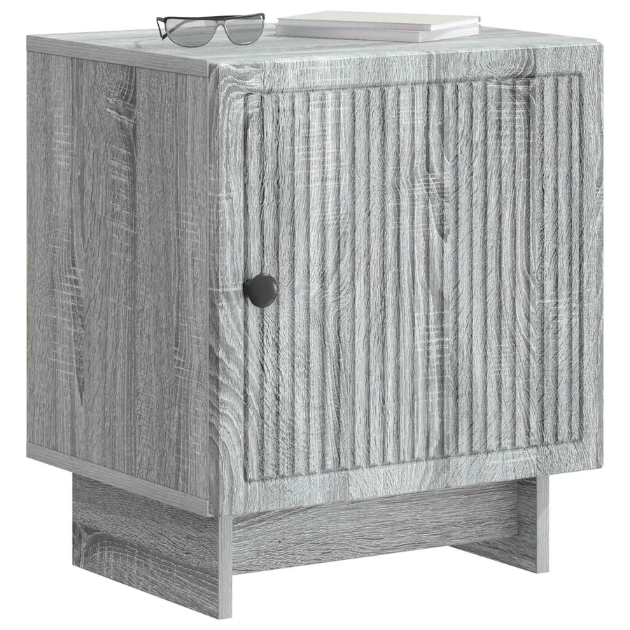 Cabinet de chevet Sonoma gris 43 x 34,5 x 50 cm - 3