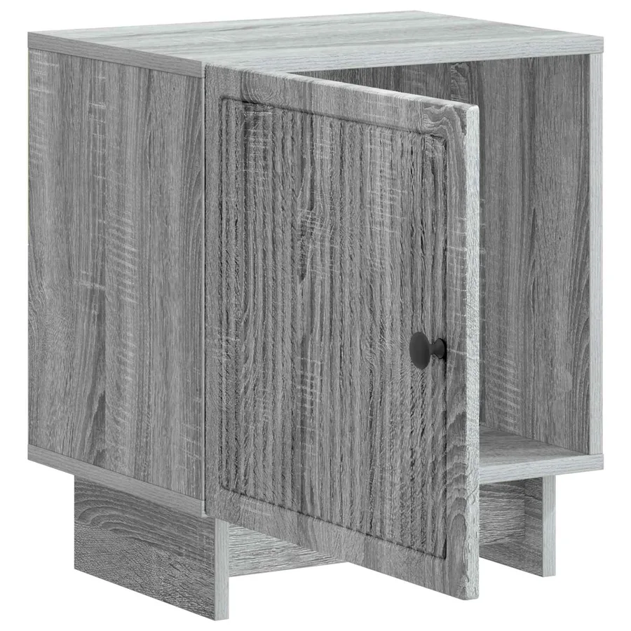 Cabinet de chevet Sonoma gris 43 x 34,5 x 50 cm - 4