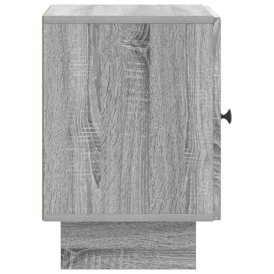 Cabinet de chevet Sonoma gris 43 x 34,5 x 50 cm - 6