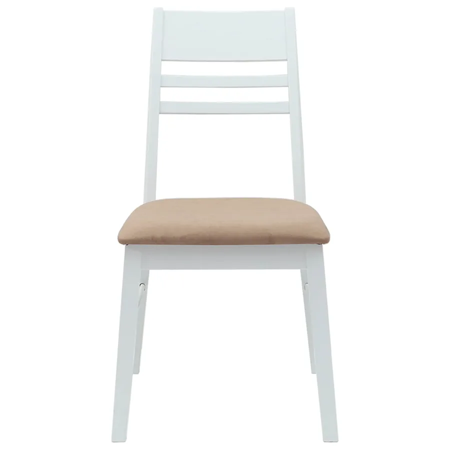 Chaises de salle à manger 2 pcs Blanc 43 x 54 x 89 cm - 5