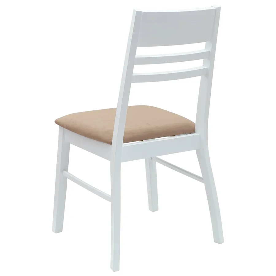 Chaises de salle à manger 2 pcs Blanc 43 x 54 x 89 cm - 7