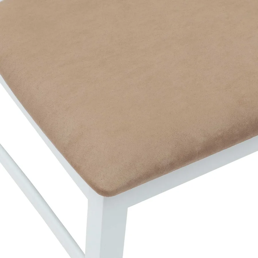 Chaises de salle à manger 2 pcs Blanc 43 x 54 x 89 cm - 9
