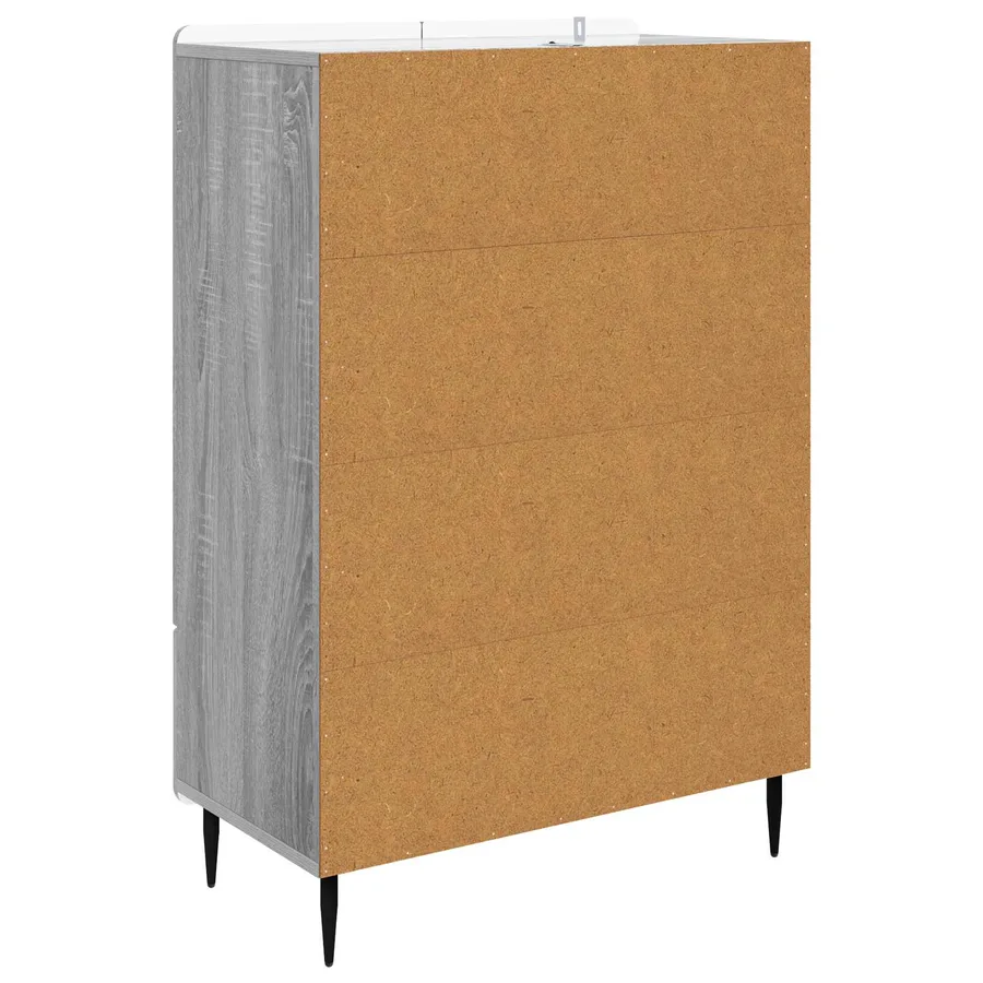 Buffet Sonoma gris 66 x 34,5 x 97 cm Bois d'ingénierie - 7