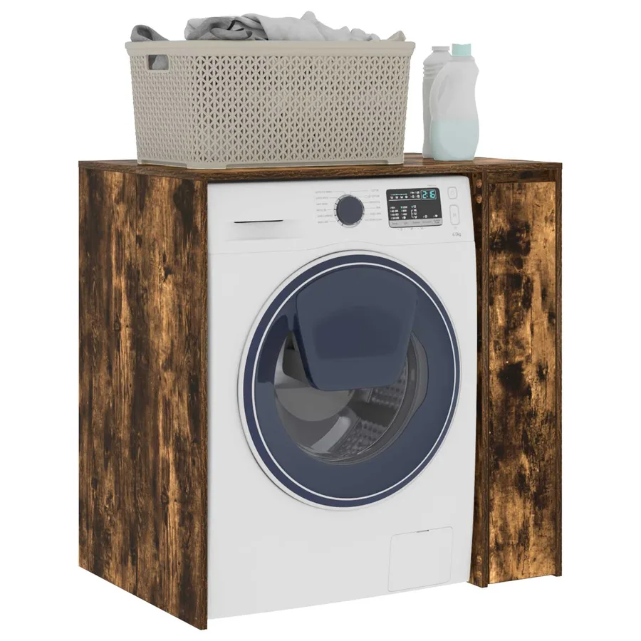 Armoire pour machine à laver Chêne fumé 87 x 60 x 89 cm - 3