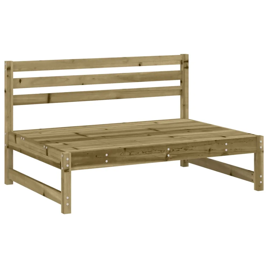 Salon de jardin 5 pcs bois de pin imprégné - 3