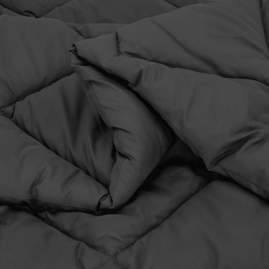 Duvet d'été simple Anthracite 220 x 200 cm Microfibre - 5
