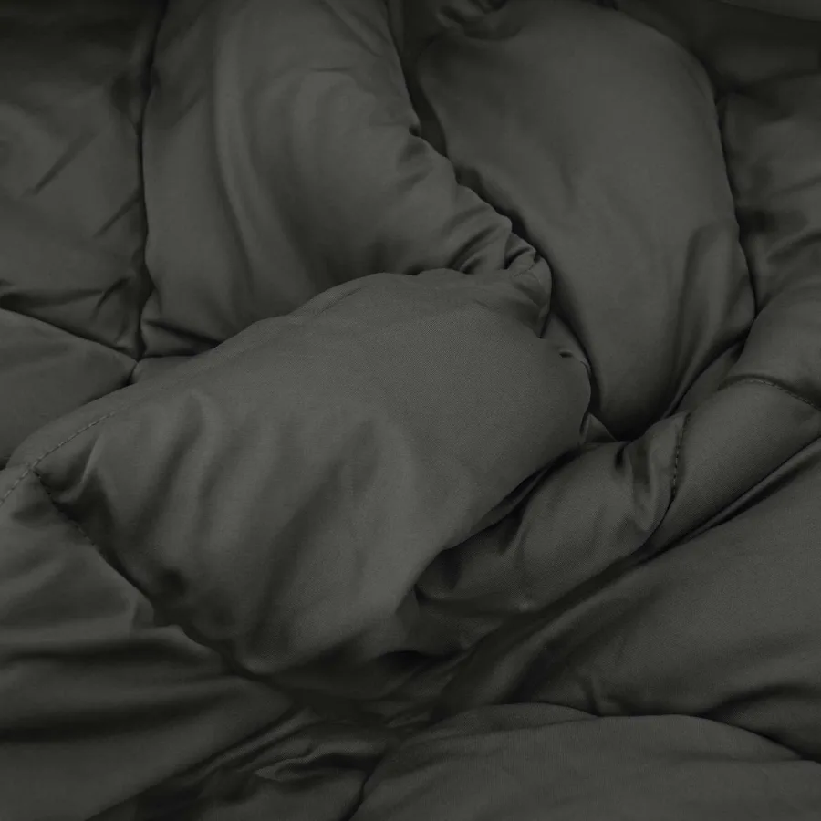 Duvet d'été simple Anthracite 220 x 200 cm Microfibre - 6