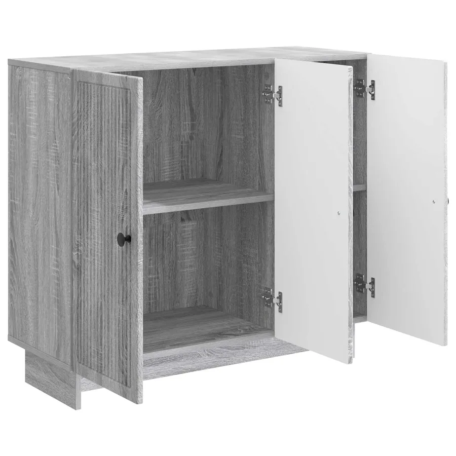 Buffet Sonoma gris 89 x 34,5 x 80 cm Bois d'ingénierie - 5