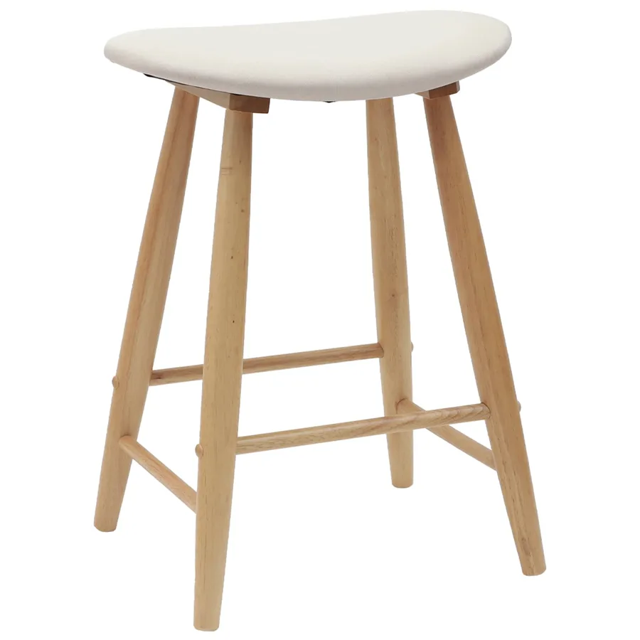 Chaises de salle à manger 2 pcs Naturel 46 x 37 x 63 cm - 4