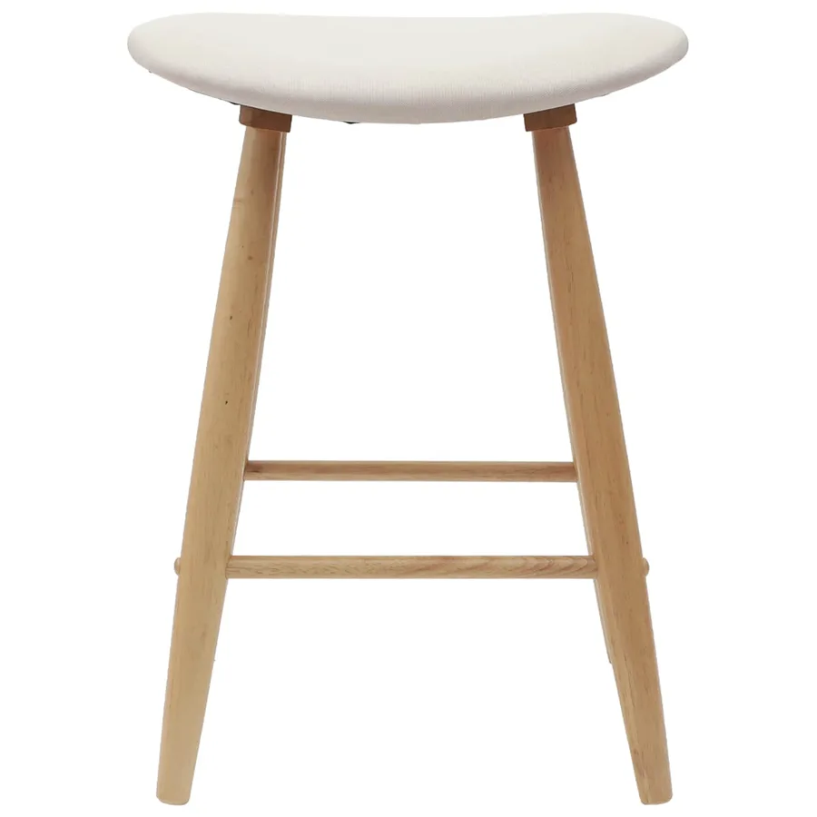 Chaises de salle à manger 2 pcs Naturel 46 x 37 x 63 cm - 5