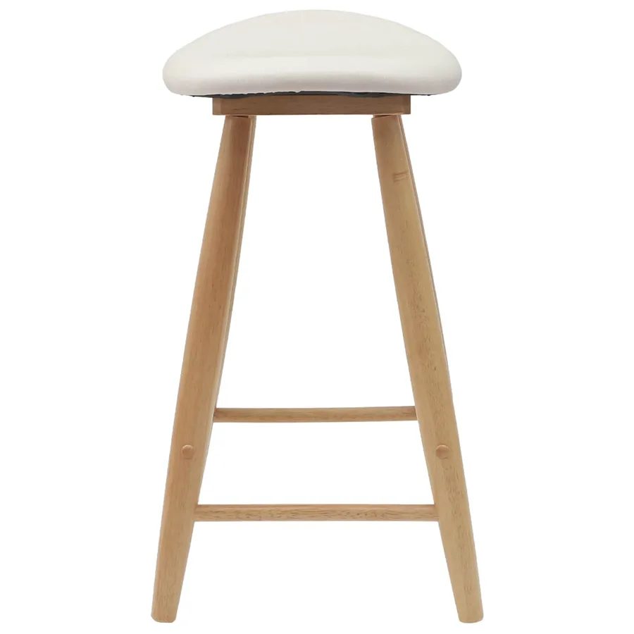 Chaises de salle à manger 2 pcs Naturel 46 x 37 x 63 cm - 6