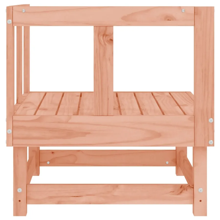 Canapé d'angle de jardin bois massif douglas - 5