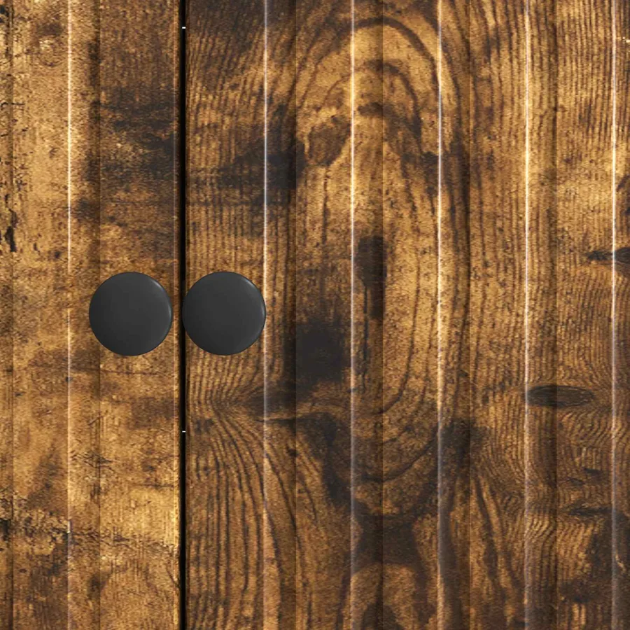 Buffet Chêne fumé 89 x 34,5 x 80 cm Bois d'ingénierie - 10