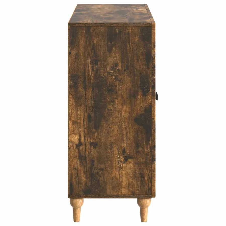 Buffet Chêne fumé 89 x 34,5 x 80 cm Bois d'ingénierie - 7