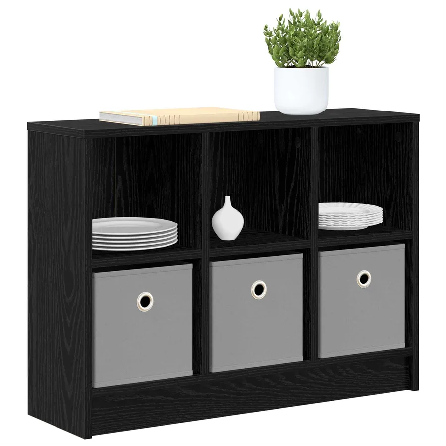 Buffet avec tiroir Chêne noir 73,5 x 22,5 x 53,5 cm - 3