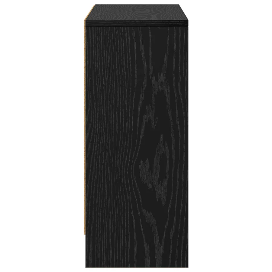 Buffet avec tiroir Chêne noir 73,5 x 22,5 x 53,5 cm - 7