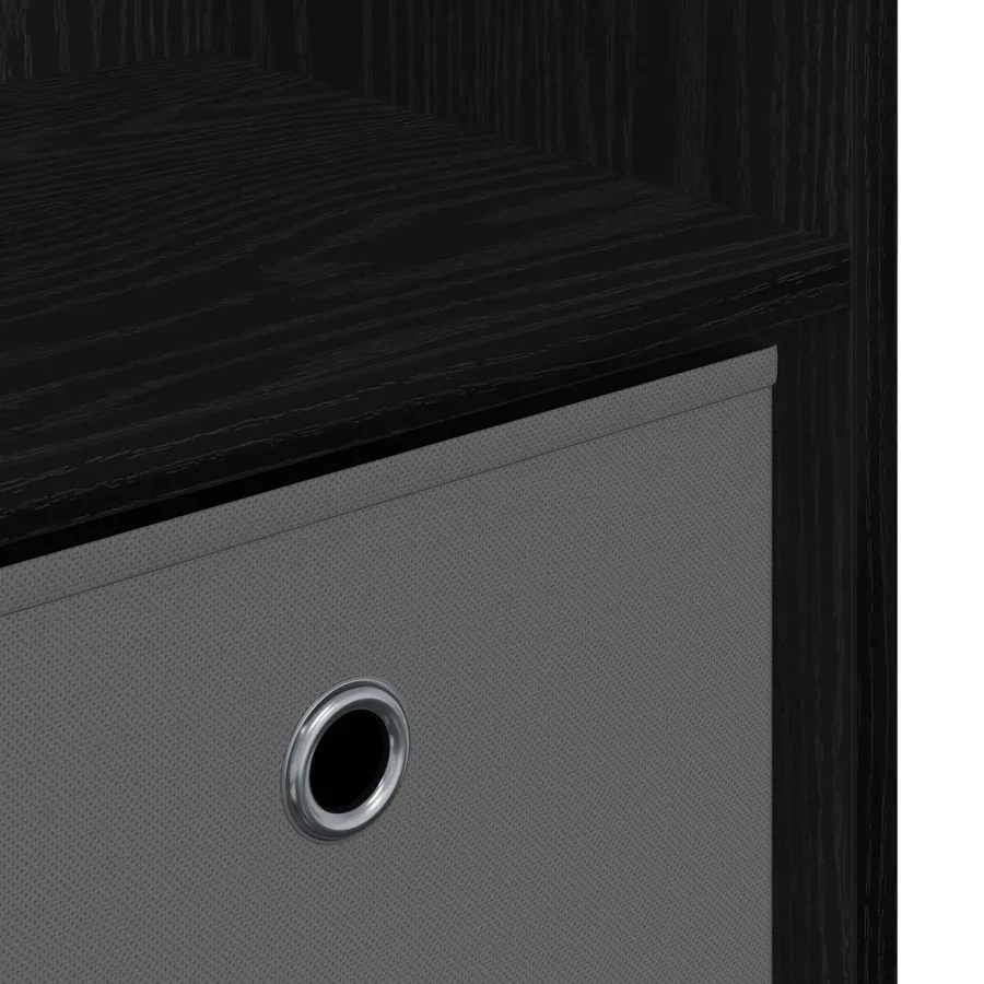 Buffet avec tiroir Chêne noir 73,5 x 22,5 x 53,5 cm - 8
