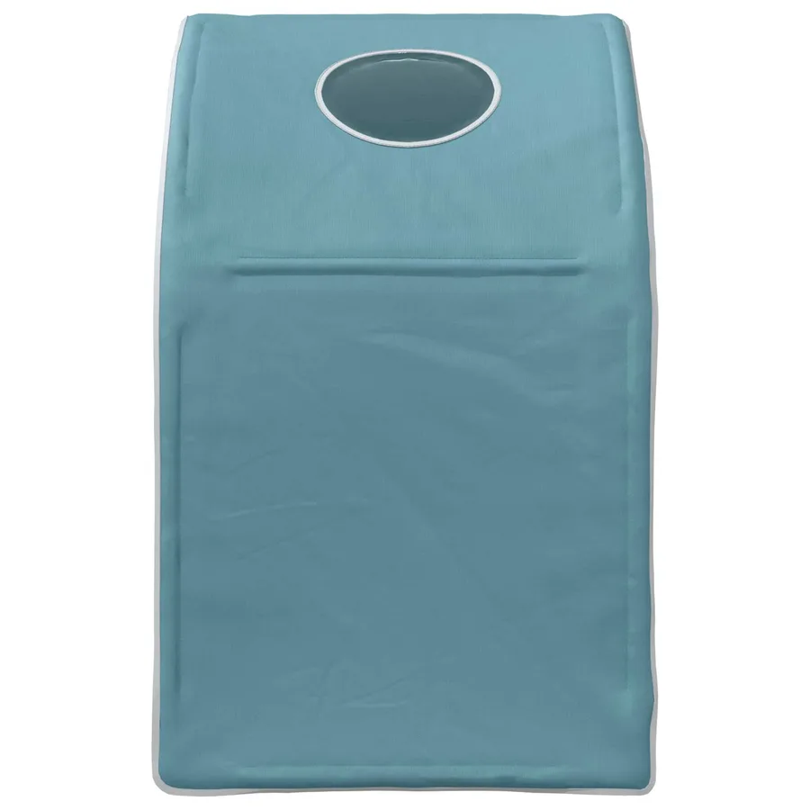 Tunnel de lit 2 pcs Bleu clair 211 x 52,5 x 2 cm Polyester - 7