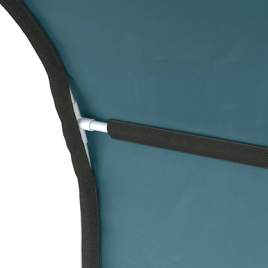 Tunnel de lit 2 pcs Bleu clair 211 x 52,5 x 2 cm Polyester - 9