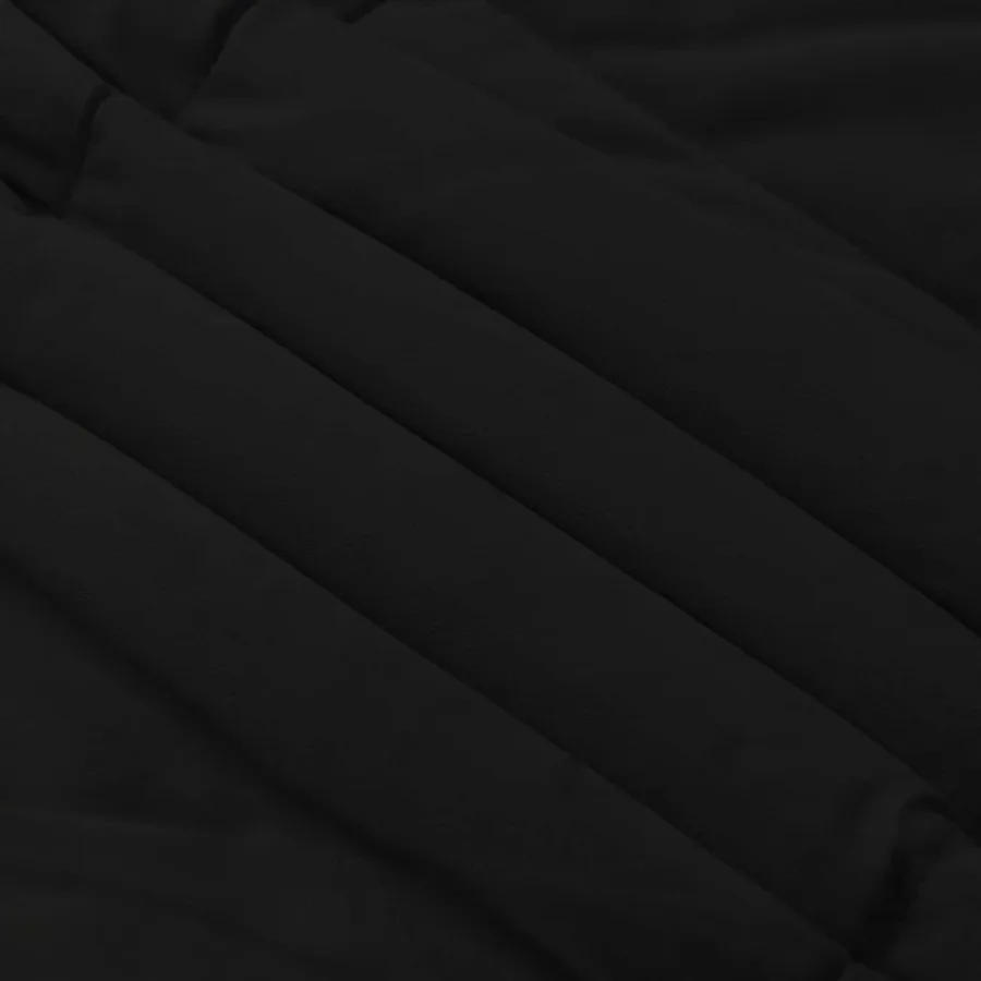 Duvet d'hiver Matelassé Noir 200 x 200 cm Microfibre - 7