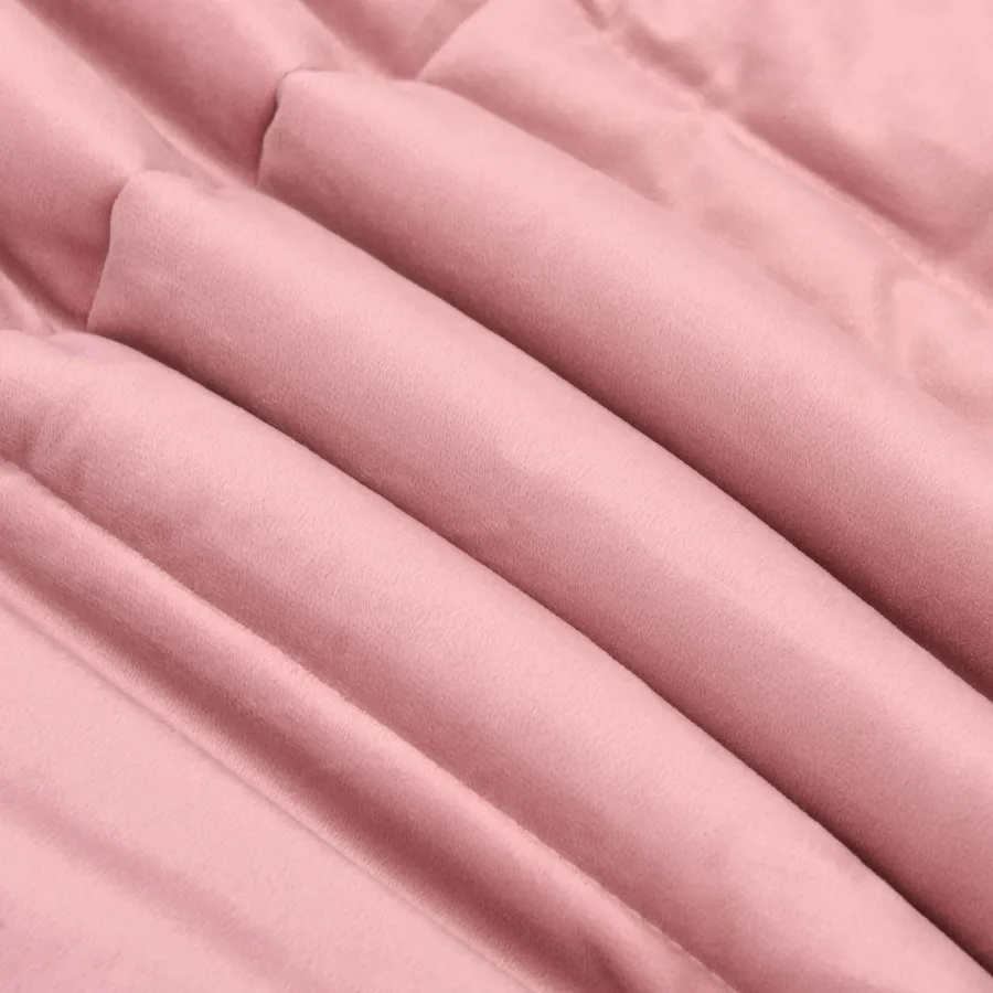 Duvet d'été simple Matelassé Rose 155 x 220 cm Microfibre - 7