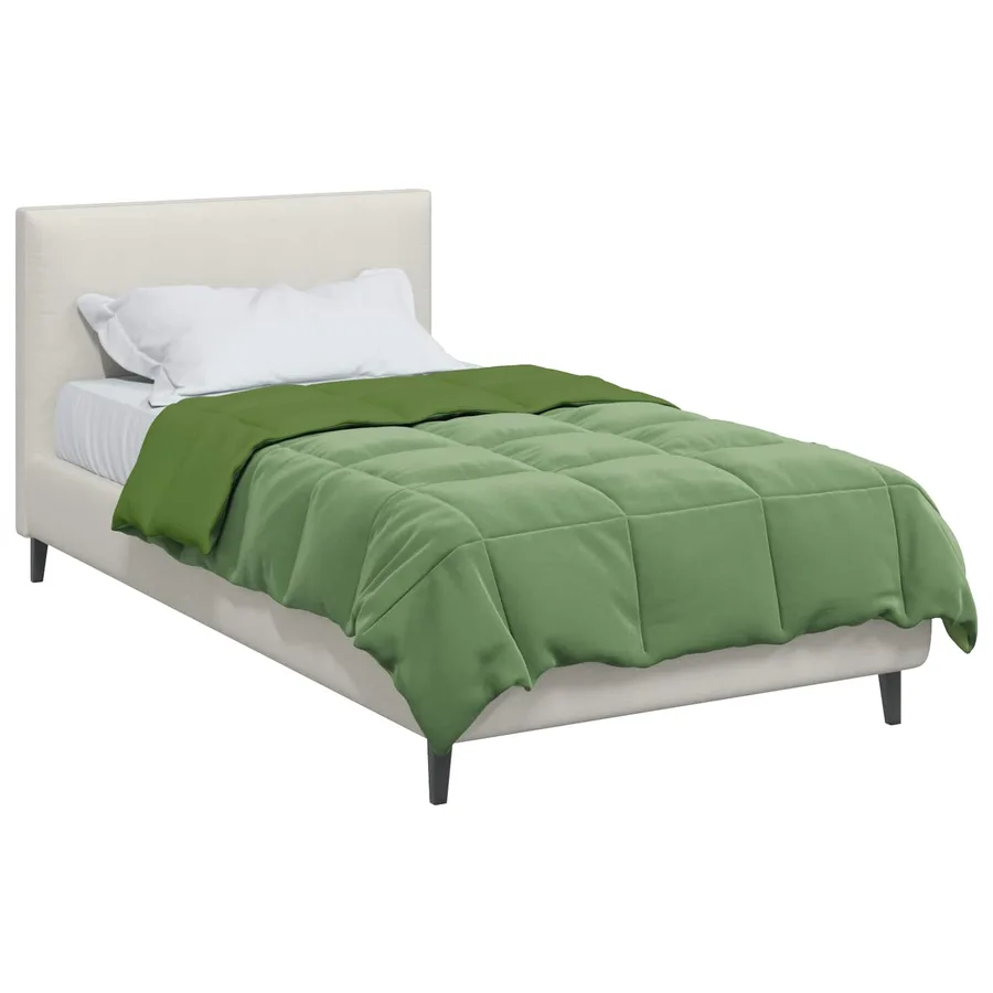 Duvet d'hiver Matelassé Vert 155 x 220 cm Microfibre - 3