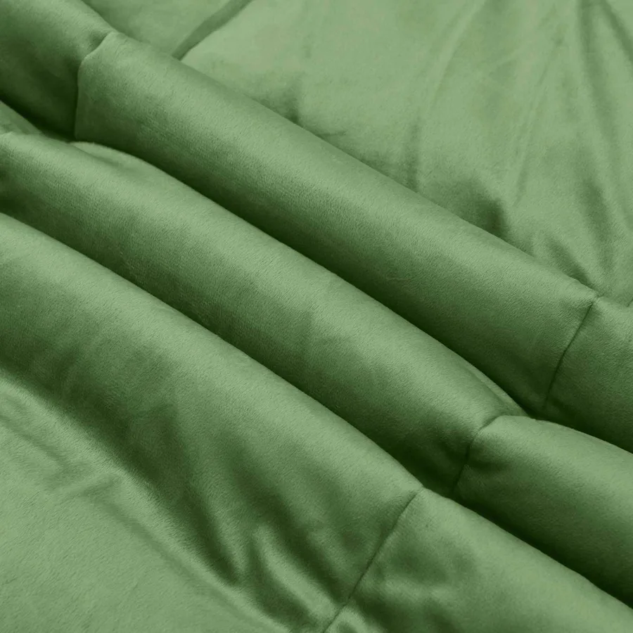 Duvet d'hiver Matelassé Vert 155 x 220 cm Microfibre - 7