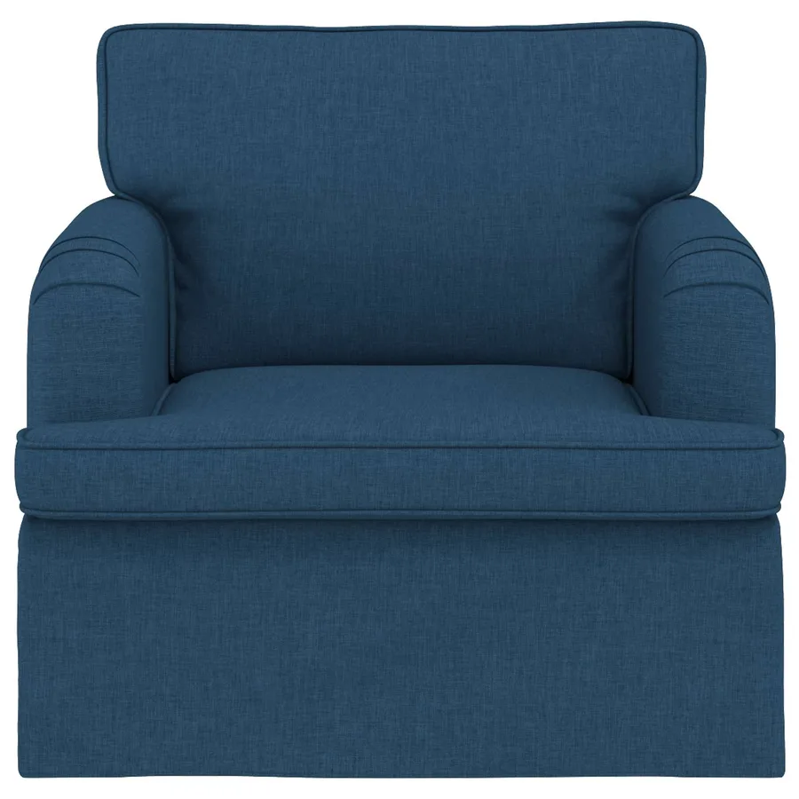 Canapé Bleu 84 x 80 x 85 cm tissu - 4