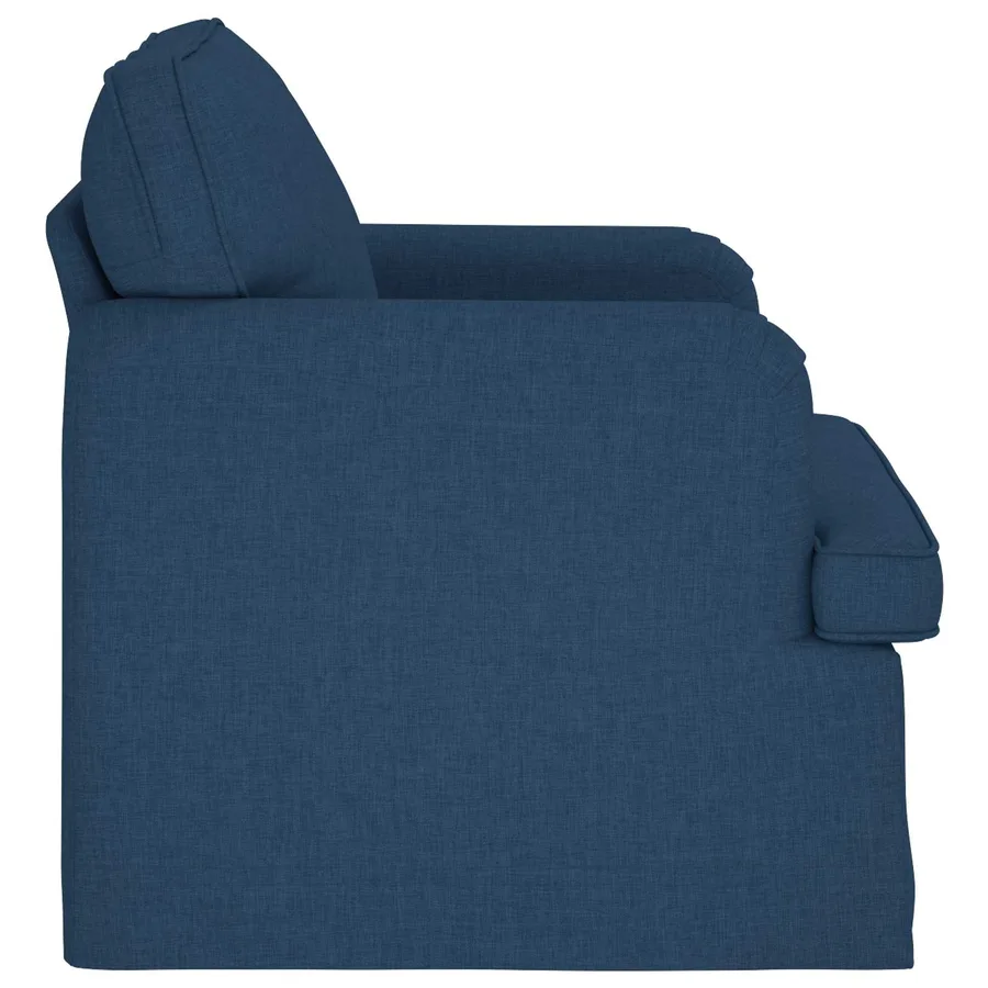 Canapé Bleu 84 x 80 x 85 cm tissu - 5