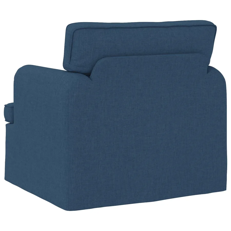 Canapé Bleu 84 x 80 x 85 cm tissu - 6