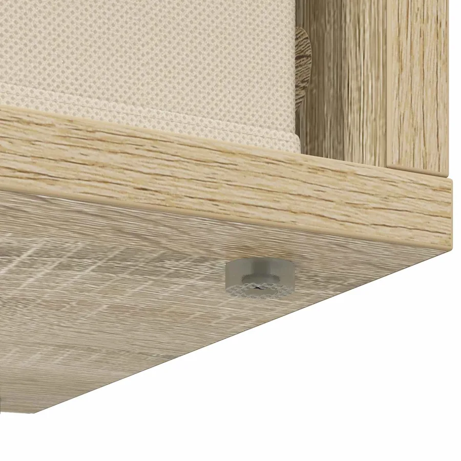 Basboard avec tiroir Chêne Sonoma 72 x 22,5 x 38 cm - 9