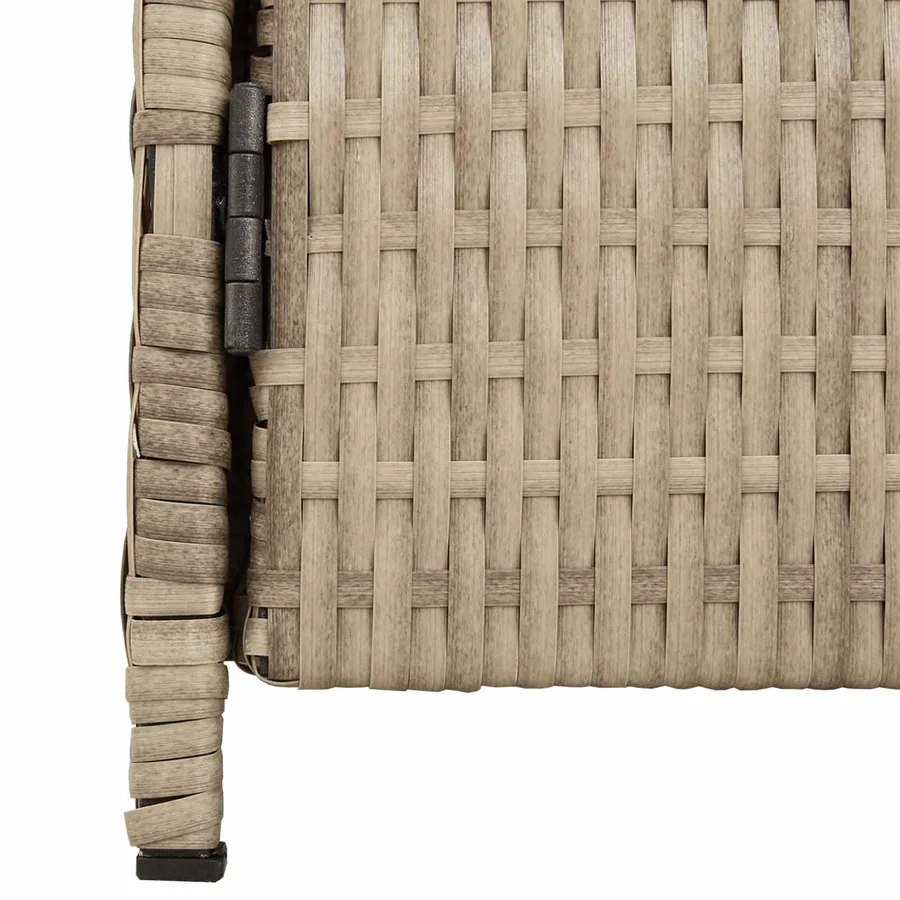 Armoire Beige 70 x 50 x 87 cm Polyester et Roly Ratten - 11