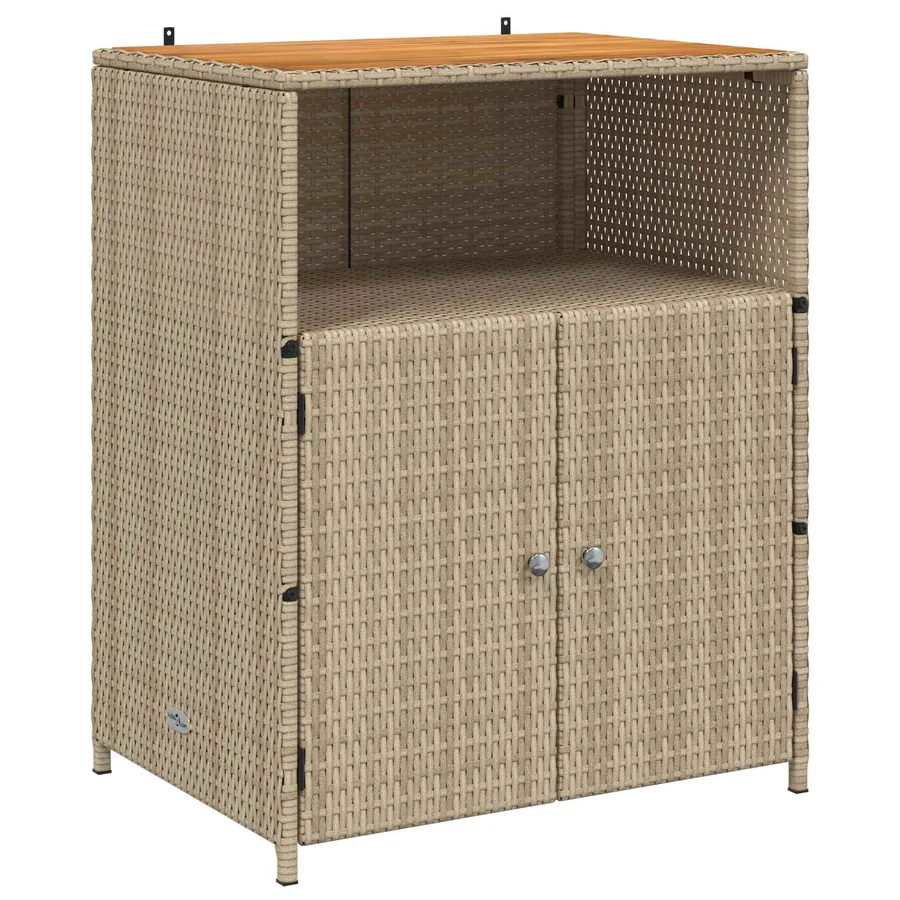 Armoire Beige 70 x 50 x 87 cm Polyester et Roly Ratten - 2